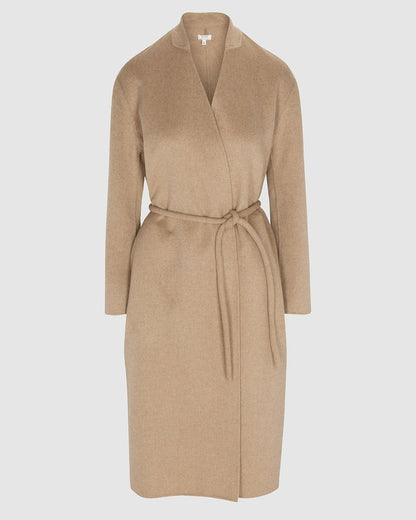 Waist Tie Wool Jacket
