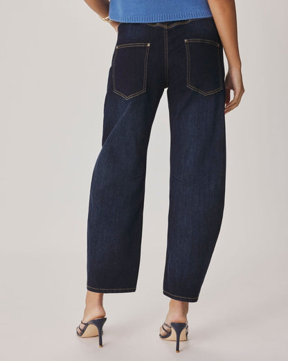 Barrel Leg Denim Pants