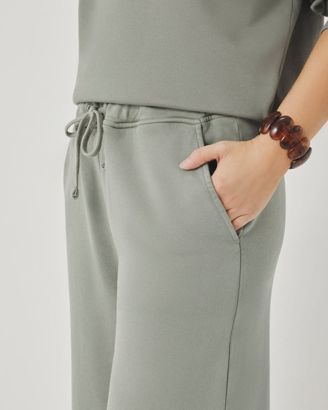 Terry Cropped Pant Jogger Pants