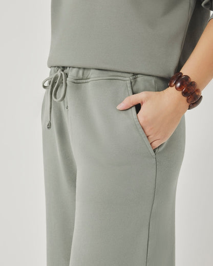 Terry Cropped Pant Jogger Pants