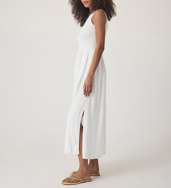 Woven Simple Smocked Dress