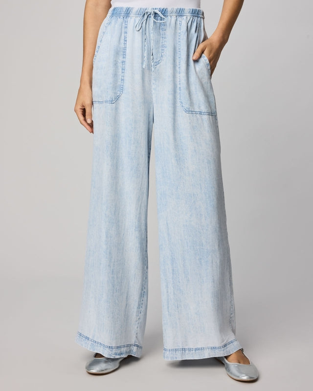 Bleached Indigo Angie Pants