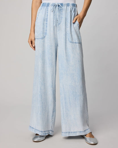 Bleached Indigo Angie Pants