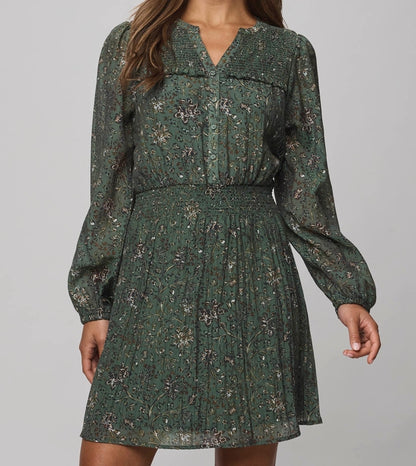 Easy Textured Floral Dress