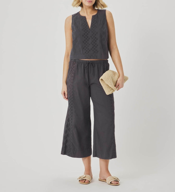 Lightweight Eyelet Tank Top