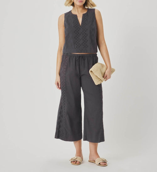 Lightweight Eyelet Tank Top