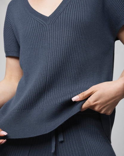 Cashblend Short Sleeve Sweater