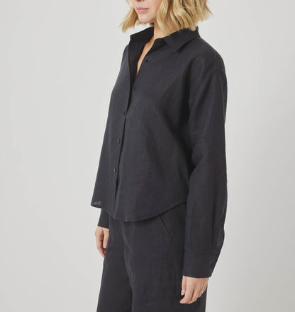 Linen Button Down Top