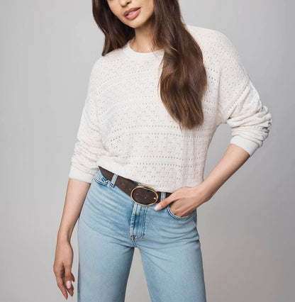 Casual Cashblend Pointelle Sweater