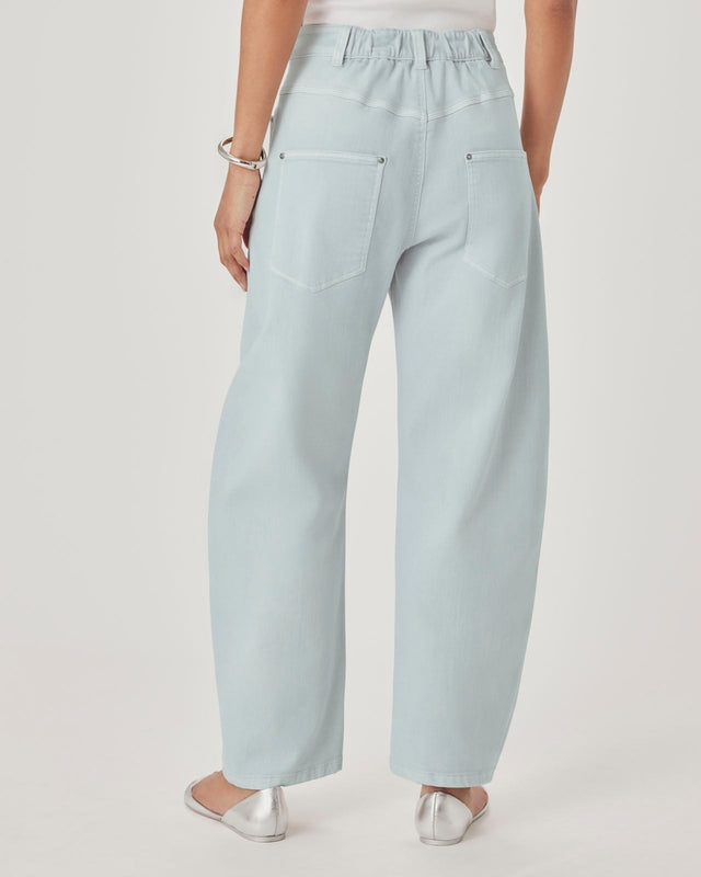 Barrel Leg Denim Pants