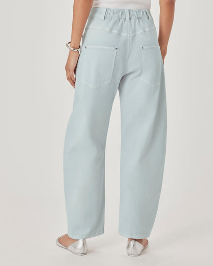 Barrel Leg Denim Pants