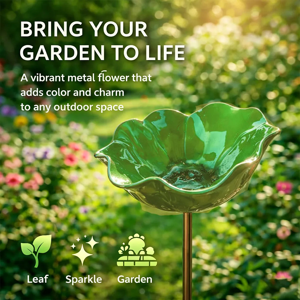 Mother's Day Gifts -- Handmade Metal Flower Garden Stake