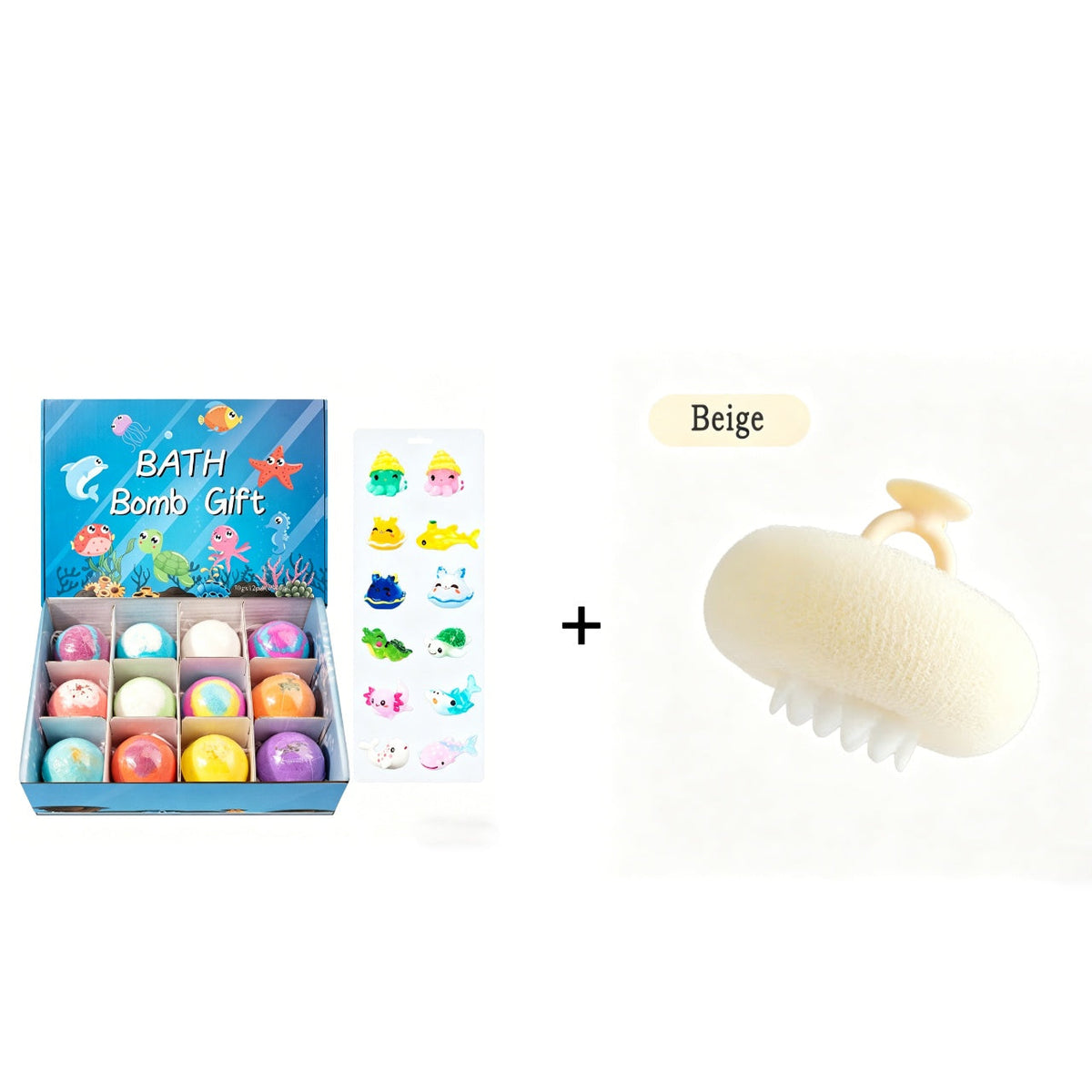 12-Piece Bath Bomb Gift Set for Kids
