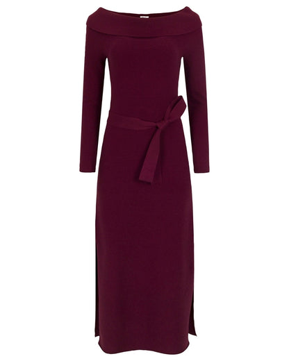Gentle Shoulder Sweater Dress