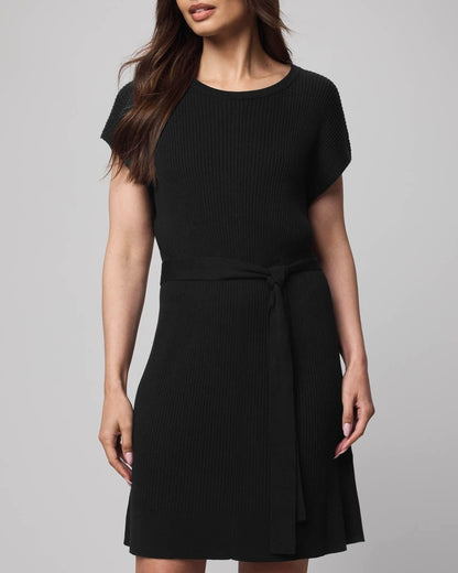Textured Cashblend Mini Dress