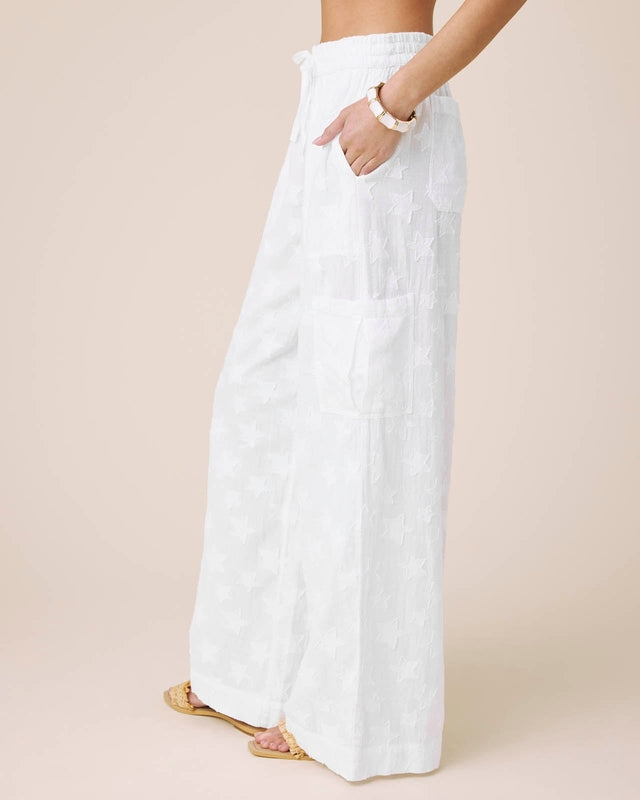 Woven Star Pants
