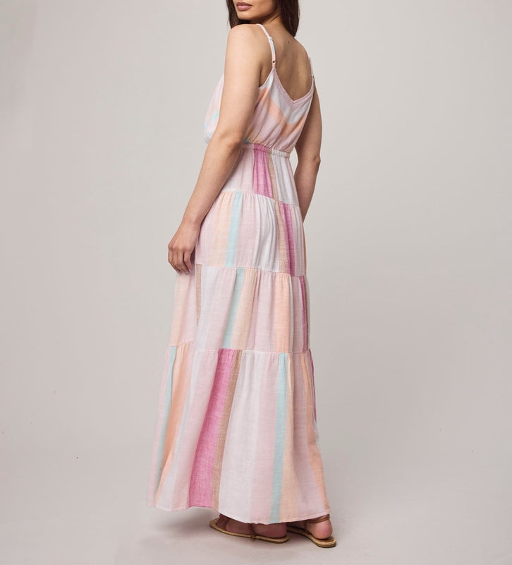Draped Woven Comfort Dress