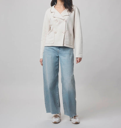 Structured Terry Blazer Jacket