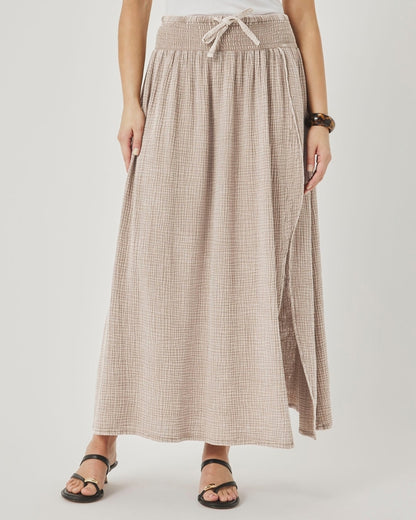 Easy Textured Gauze Skirt