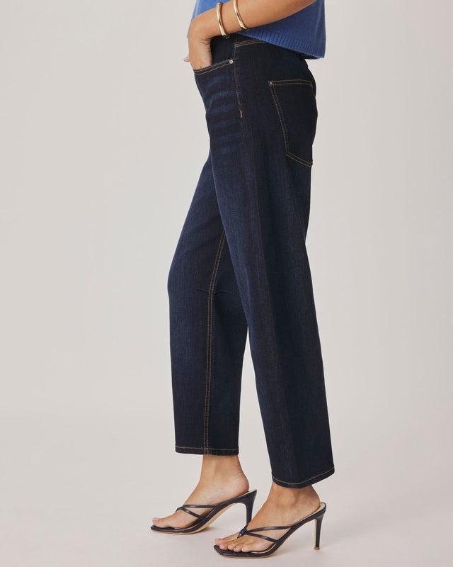 Barrel Leg Denim Pants