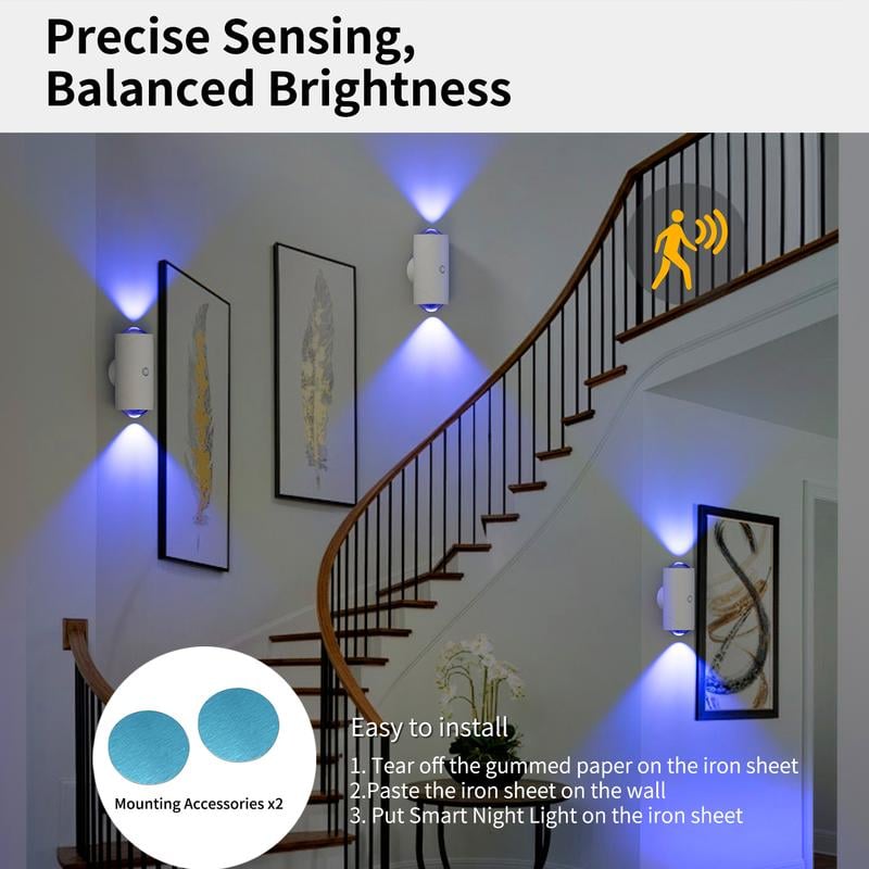 Rechargeable Smart LED Motion Sensor Ambient Light
