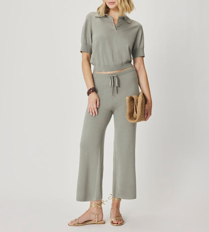 Cropped Knit Pant Pants