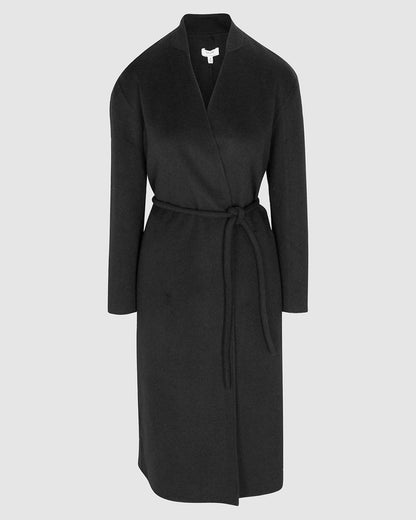 Waist Tie Wool Jacket