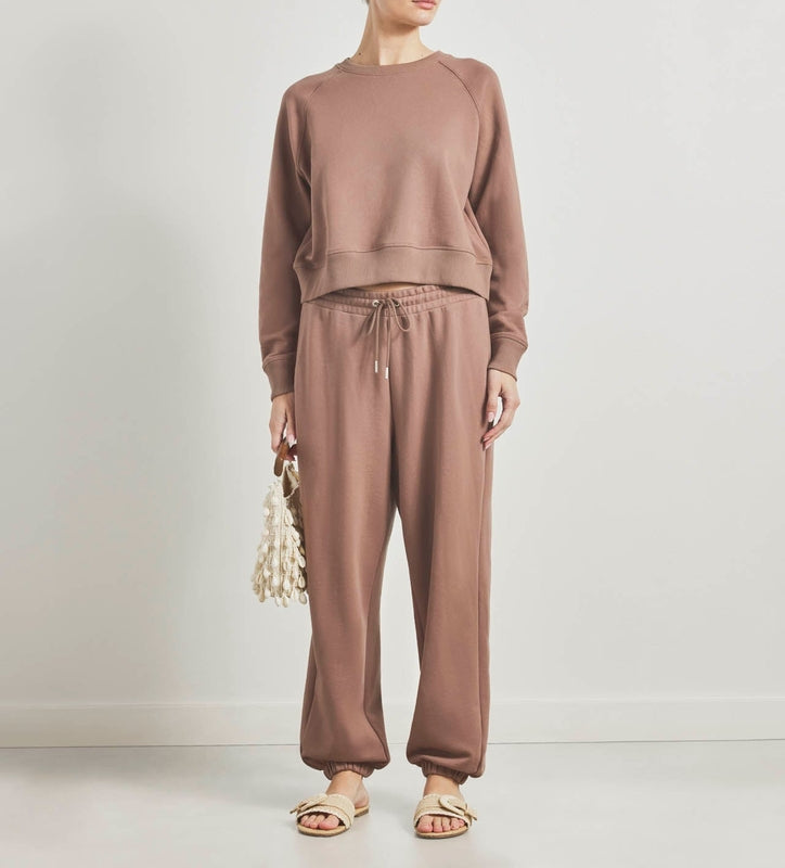 Neat Structured Crewneck Pullover