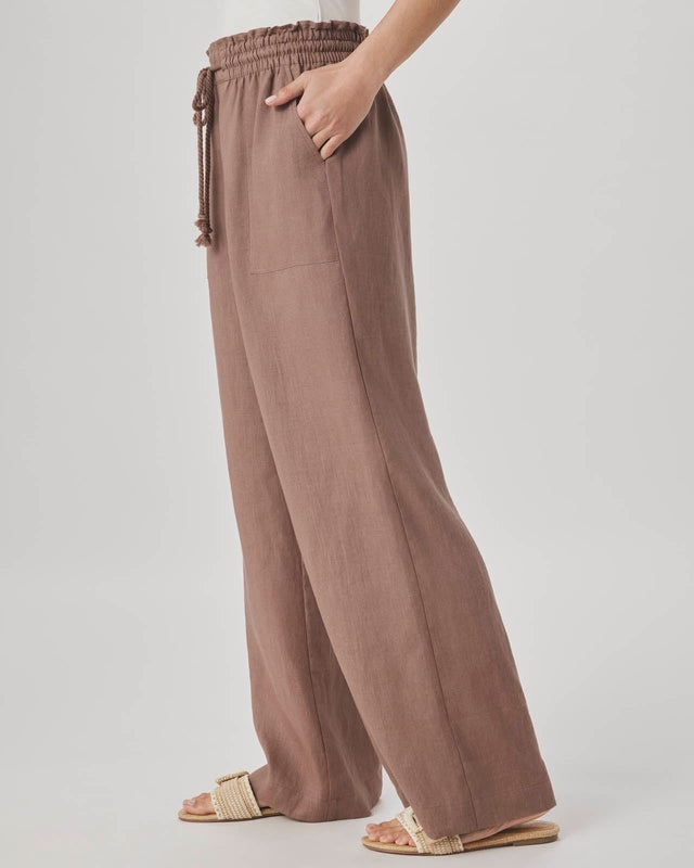 Linen Paperbag Pants