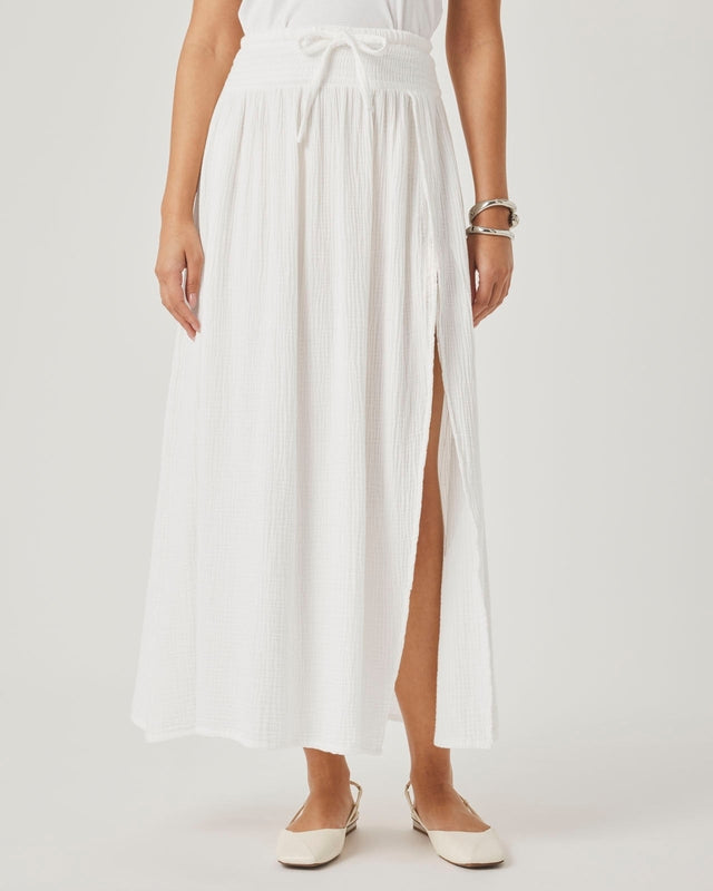 Easy Textured Gauze Skirt