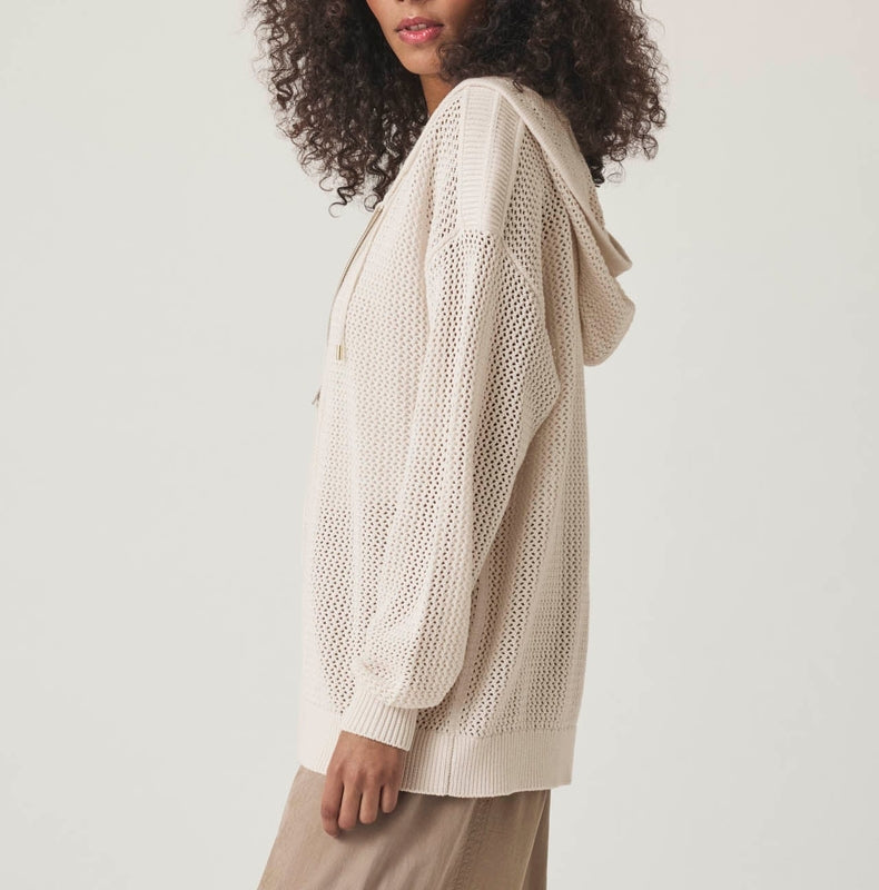 Layered Zip Sweater Hoodie