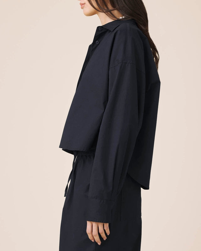 Poplin Button Down Top