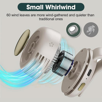 360° Rotatable Portable Mini Clip-on Fan