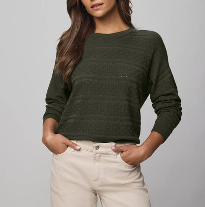 Casual Cashblend Pointelle Sweater