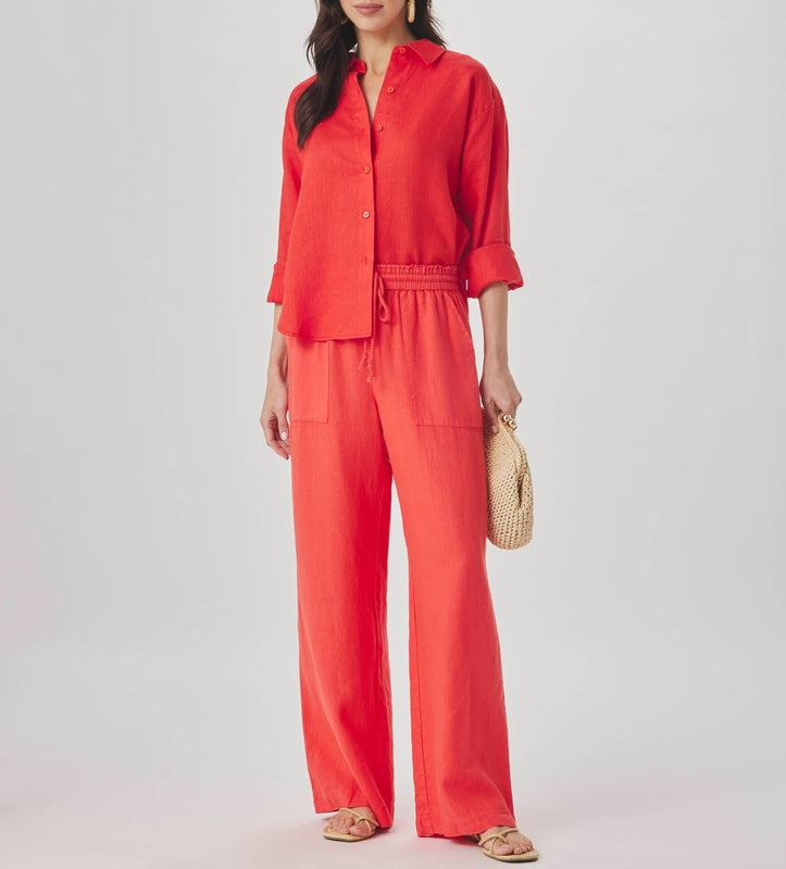 Linen Button Down Top