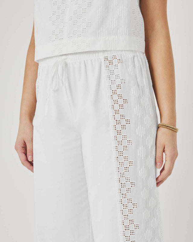 Airy Eyelet Pant Pants