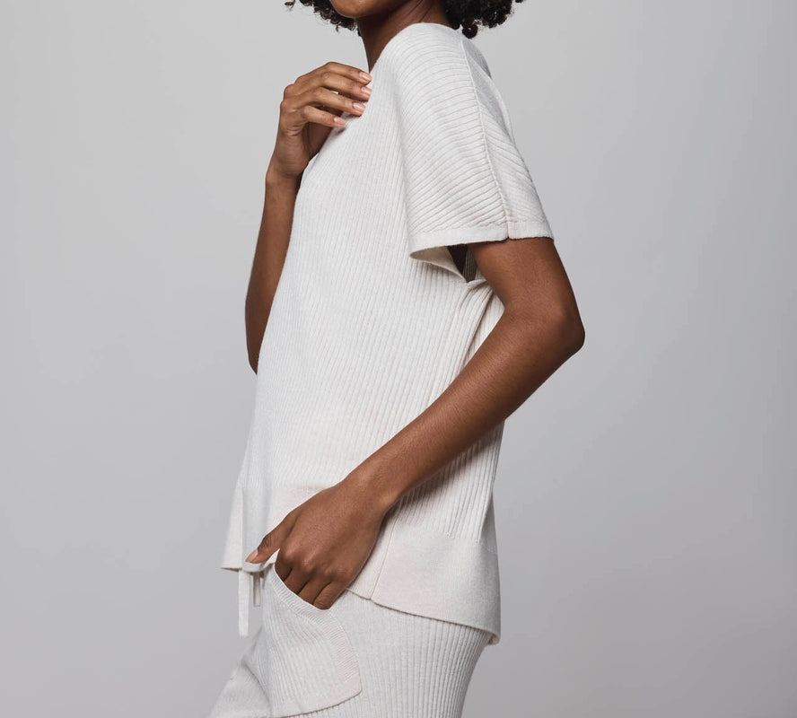 Cashblend Short Sleeve Sweater