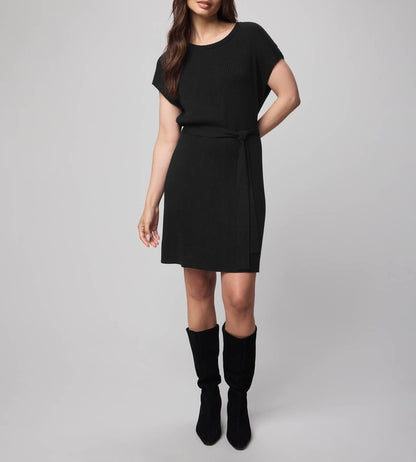 Textured Cashblend Mini Dress