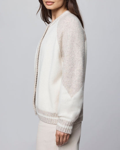 Plain Varsity Shacket Jacket