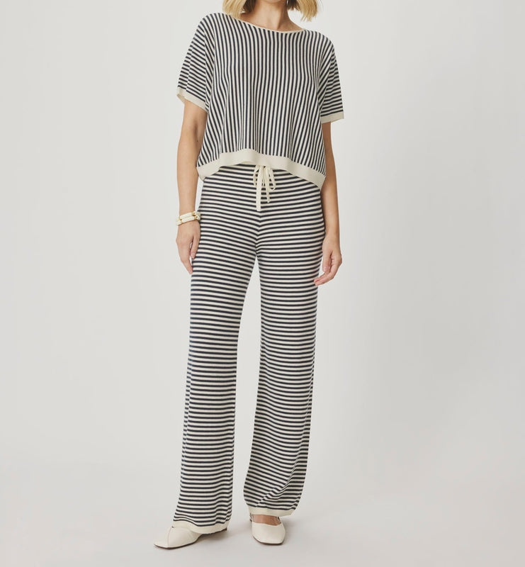 Striped Knit  Pants