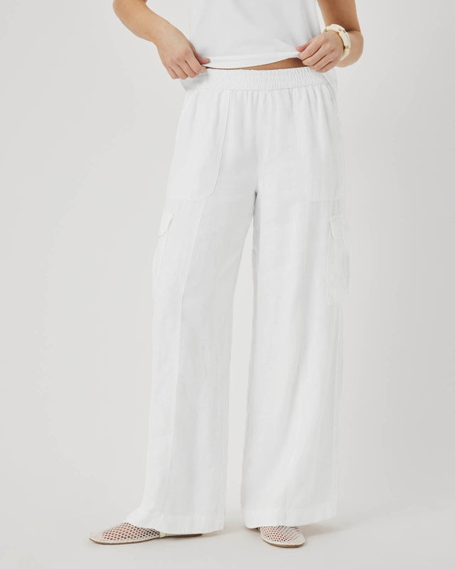 Linen Cargo Pant Pants