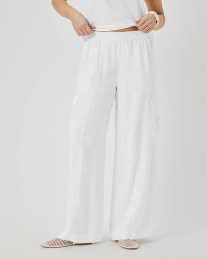 Linen Cargo Pant Pants