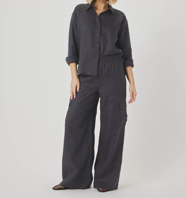Linen Button Down Top
