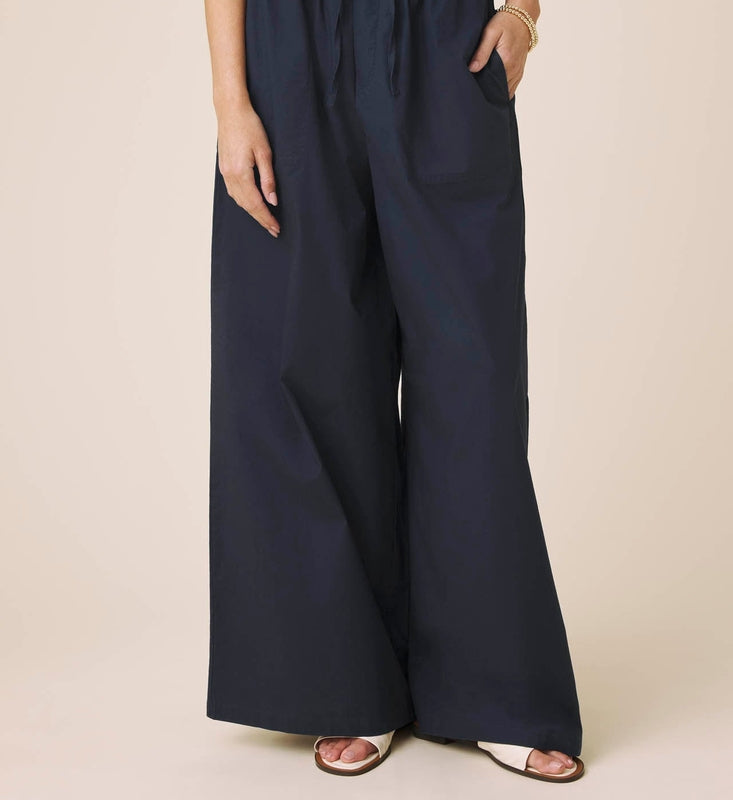 Casual Simple Poplin Pants