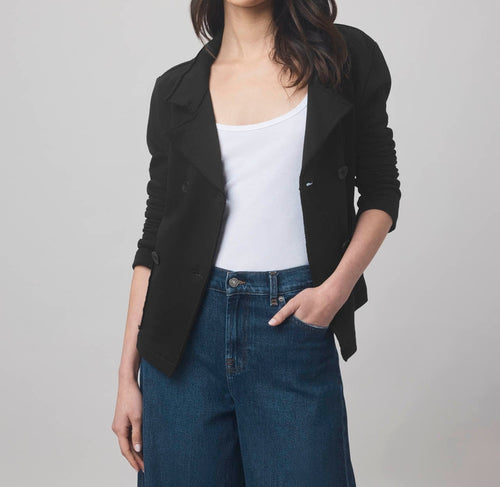 Structured Terry Blazer Jacket