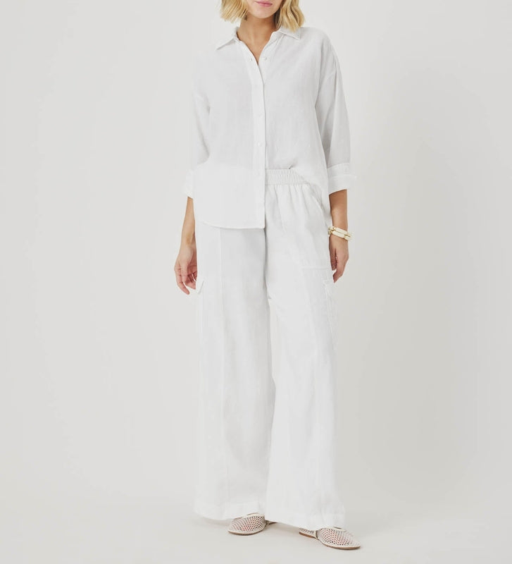 Linen Button Down Top
