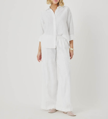Linen Button Down Top