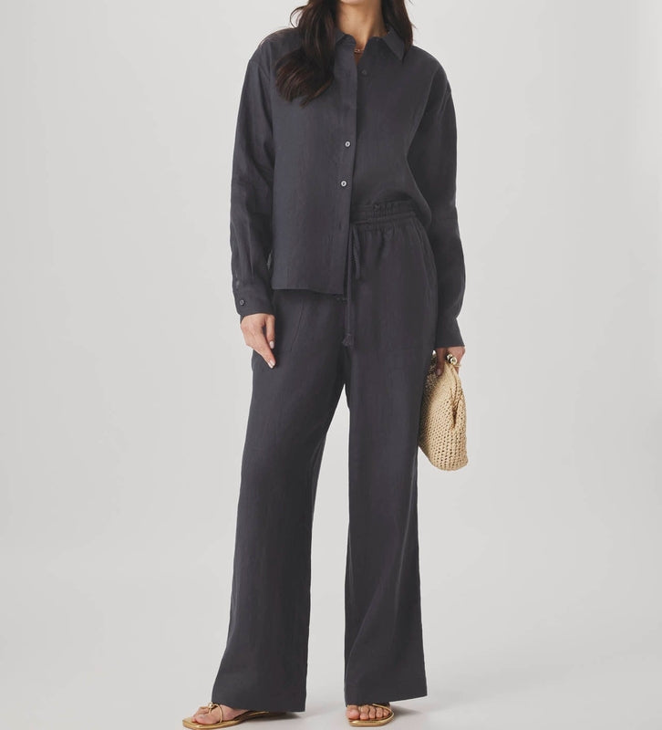 Linen Paperbag Pants