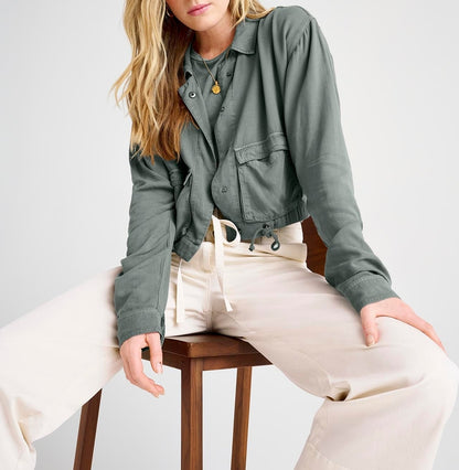 Textured Relaxed Gentle Jacket