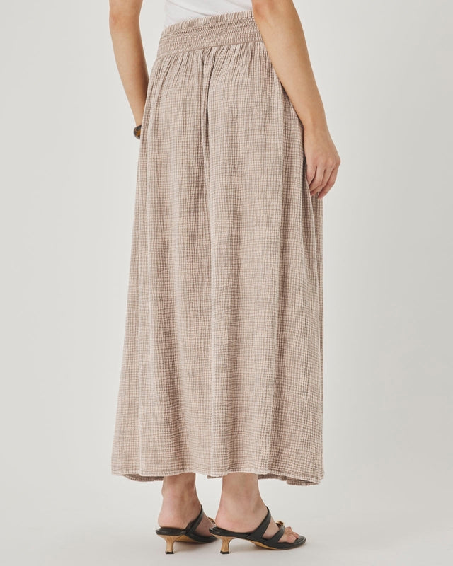 Easy Textured Gauze Skirt